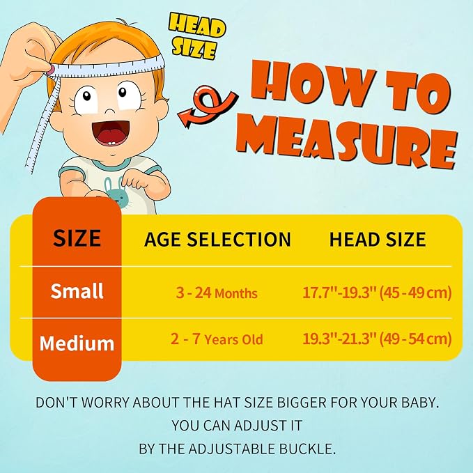 Toddler Baby Sun Hat Kids Summer Beach Essentials Adjustable Beach Hats - Image 6