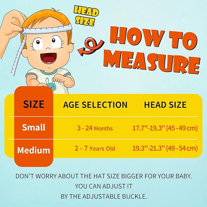 Toddler Baby Sun Hat Kids Summer Beach Essentials Adjustable Beach Hats - Image 6