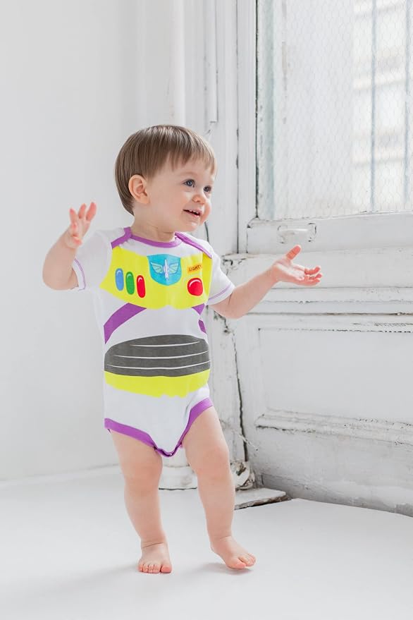 Disney Baby 5-Pack Short Sleeve Bodysuits Newborn to Infant - Image 4