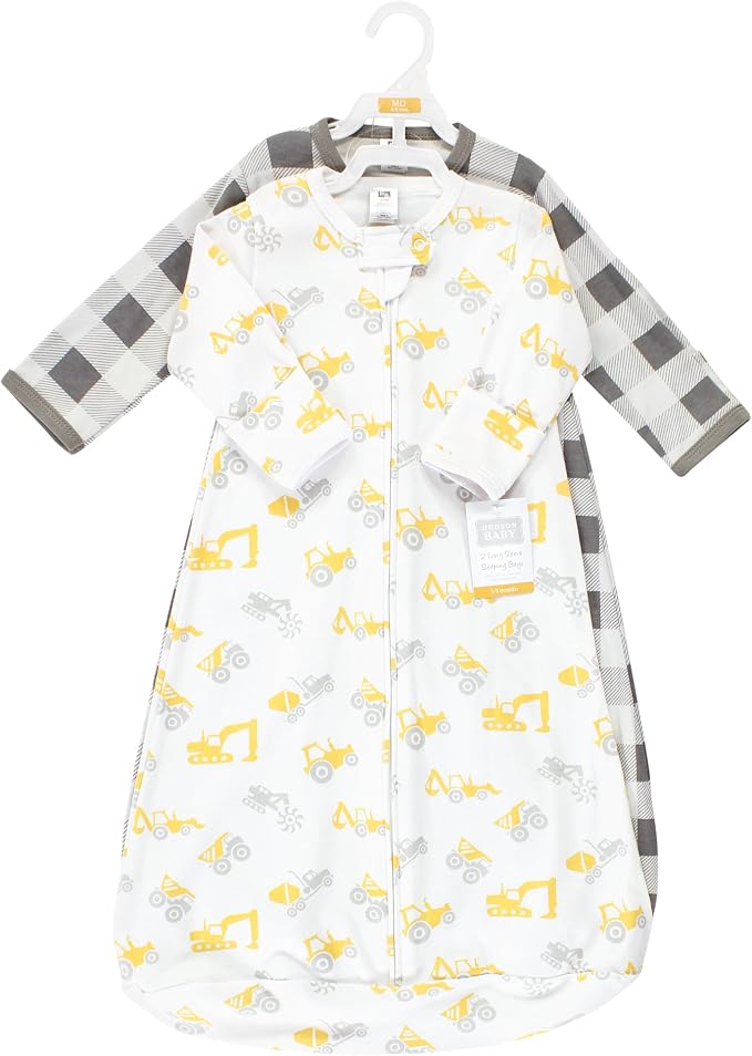 Hudson Baby Unisex Baby Cotton Long-Sleeve Wearable Sleeping Bag - Image 2
