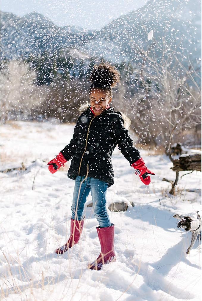 Waterproof Kids Mittens Gloves, 100G 3M Thinsulate Baby Toddler Winter Snow - Image 4