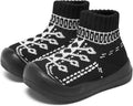 Eashi Baby Boy Girl Non-Skid Indoor Infant Walking Shoes Breathable Warm Elastic Sock Shoes with Memory Sole Protect Toes Outdoor Sneakers