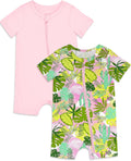 Jimonda Baby Rompers Cotton Boys Girls Short Sleeve Sleepers Pajamas Pjs | Two by JimondaBaby