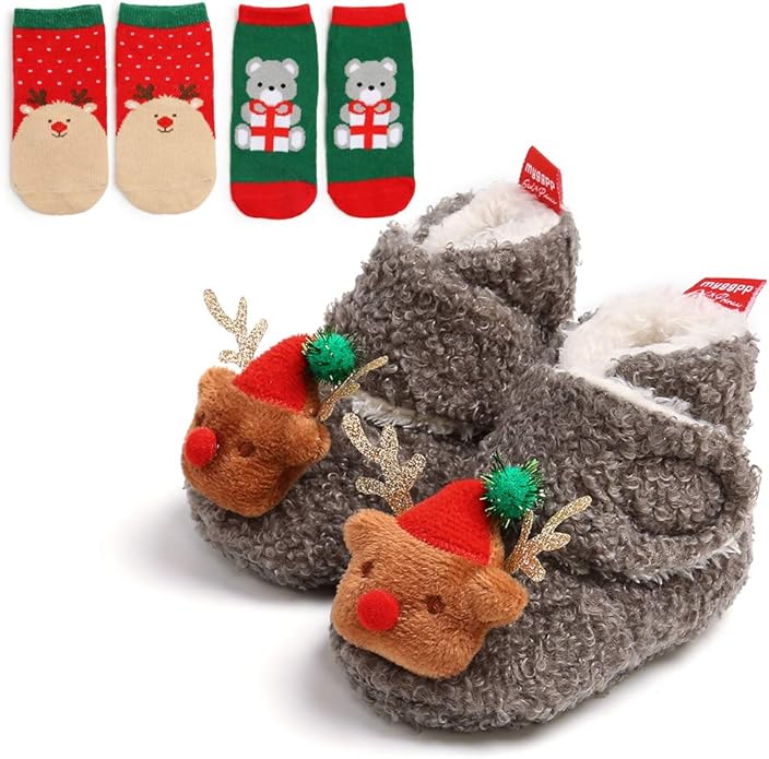 Ohwawadi Infant Baby Slippers Girls Boys Booties Warm Baby Socks Shoes Newborn by Ohwawadi