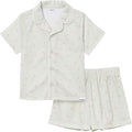 Gerber Baby & Toddlers Girls 2 Piece Coat Style Pajama Short Set by Gerber