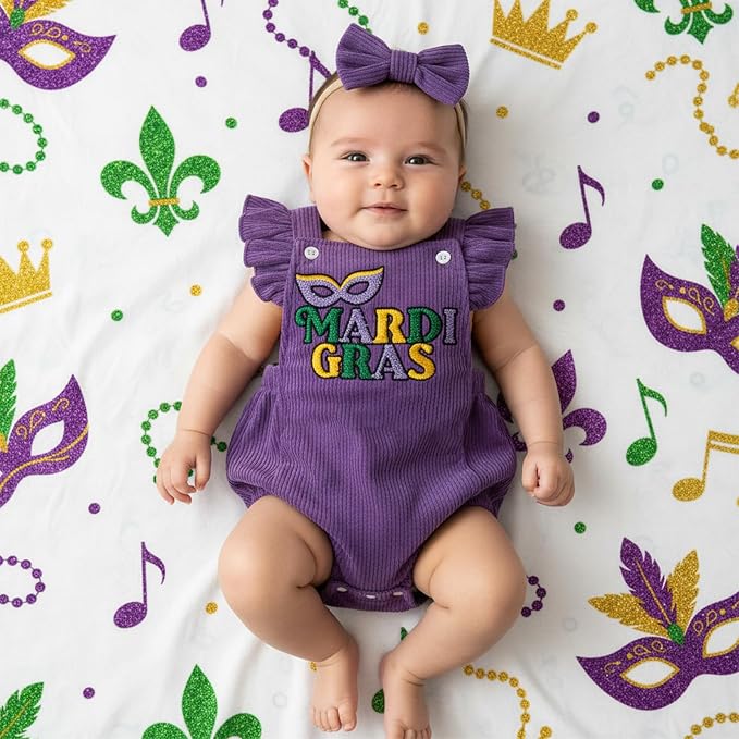 YINGISFITM My First Halloween Baby Girl Outfit Newborn Pumpkin Bubble Romper - Image 4