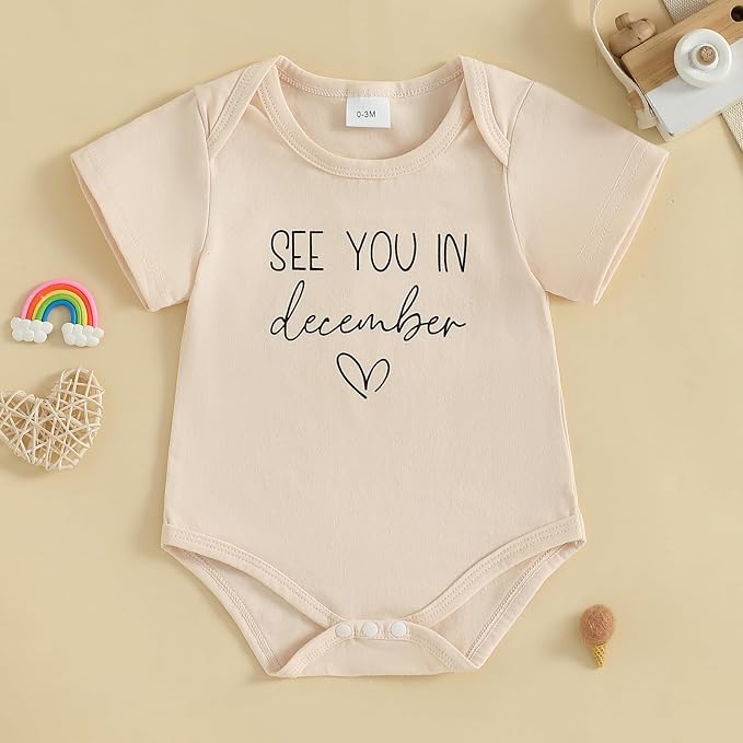 woshilaocai Baby Announcement Bodysuit Pregnancy Reveal - Image 2