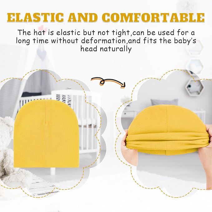 Century Star Baby Beanie Hats Newborn Infant Toddler Beanies - Image 3