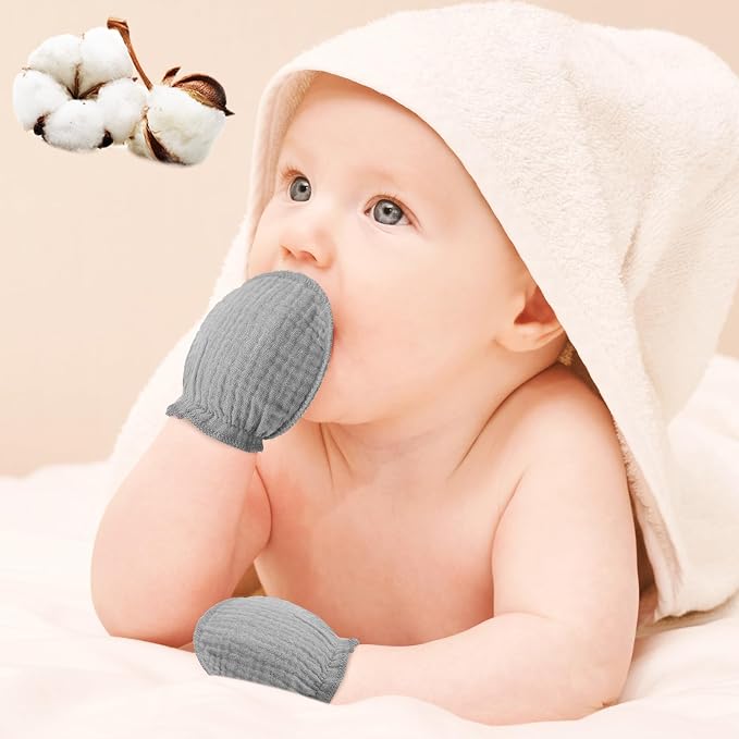 Baby Mittens Newborn No Scratch 0-6 Months - Image 5