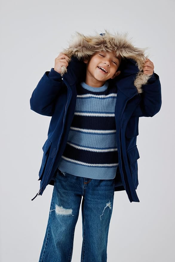 The Children's Place Baby Boys' And Toddler Water and Wind Resistant Hooded Zip - Image 3