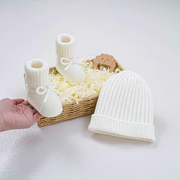 Baby Booties & Hat Set Newborn First Walkers - Image 6