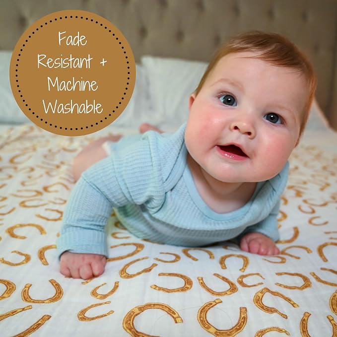 LollyBanks Baby Swaddle Blankets, 100% Organic Cotton Muslin Baby Blanket | 47" - Image 3