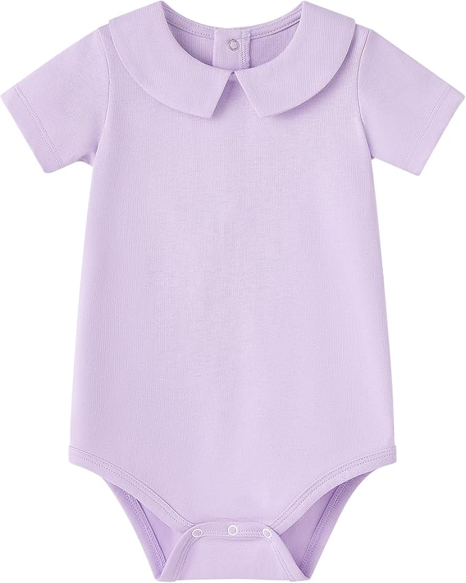 pureborn Baby Girls Boys Bodysuit One-Piece Romper 0-24 Months by pureborn