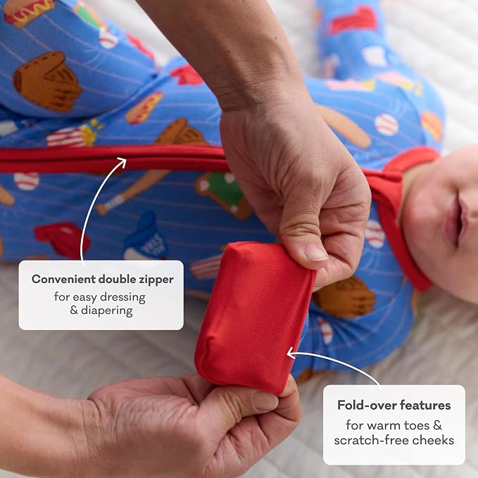 Little Sleepies Pajamas for Baby Boys & Girls, Viscose from Bamboo Baby Pajamas - Image 6