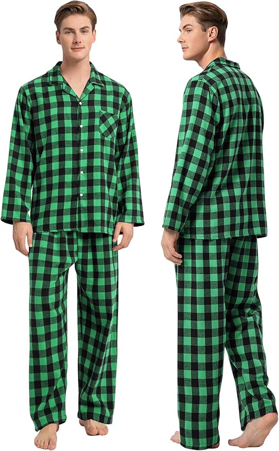 Schbbbta Family Matching Pajamas Holiday Sleepwear Long Sleeve Pjs Sets