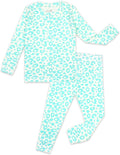 moimoln Cotton Modal Baby Toddler Pajamas Check Solid Leopard 6M-8Y by moimoln
