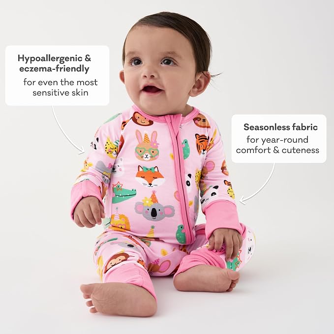 Little Sleepies Pajamas for Baby Boys & Girls, Viscose from Bamboo Baby Pajamas - Image 6