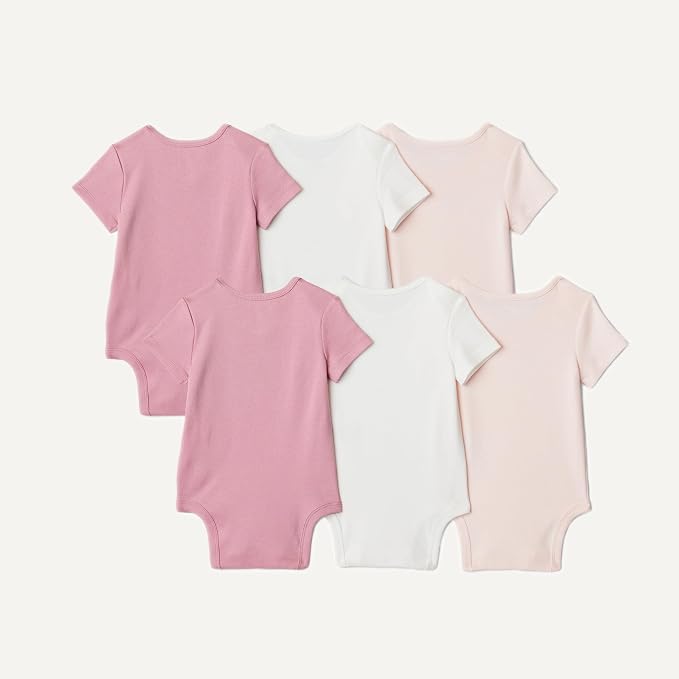 Amazon Essentials Unisex Babies' Short-Sleeve Bodysuits - Image 3