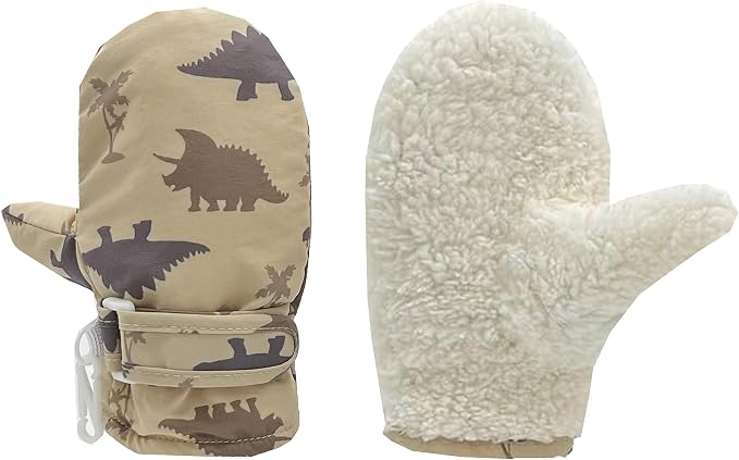 Toddler Gloves Kids Mittens Winter Warm Lined Fleece Gloves Waterproof Snow - Image 6