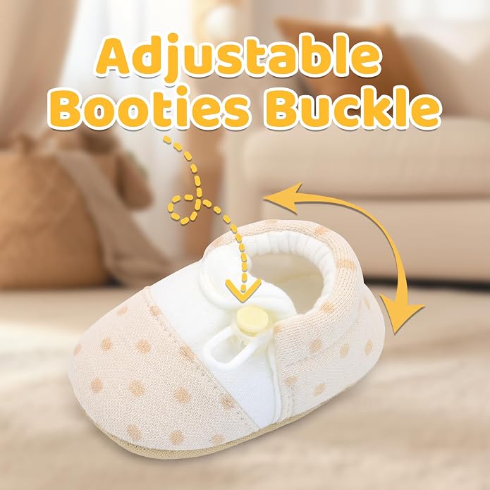 Baby Booties Girls Cozy Walking Shoes Warm Booties Toddler Soft Sole Shoes - Image 2