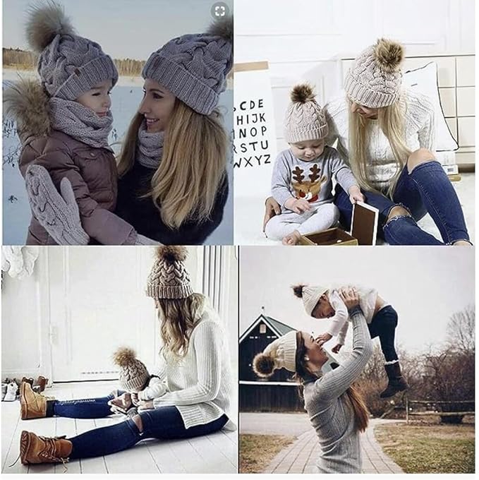 DANMY Baby Beanie Hat, Infant Newborn Toddler Winter Warm Knit Cap - Image 7