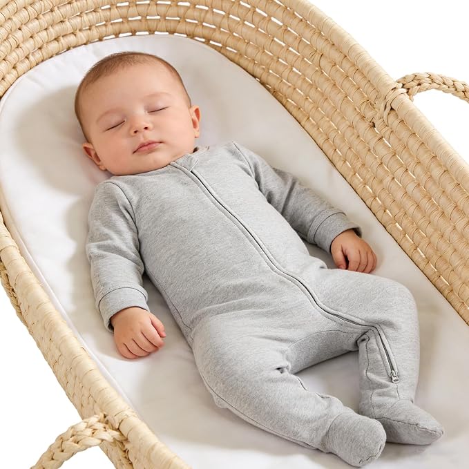 Aablexema Baby Footie Pajamas Cotton - Image 3
