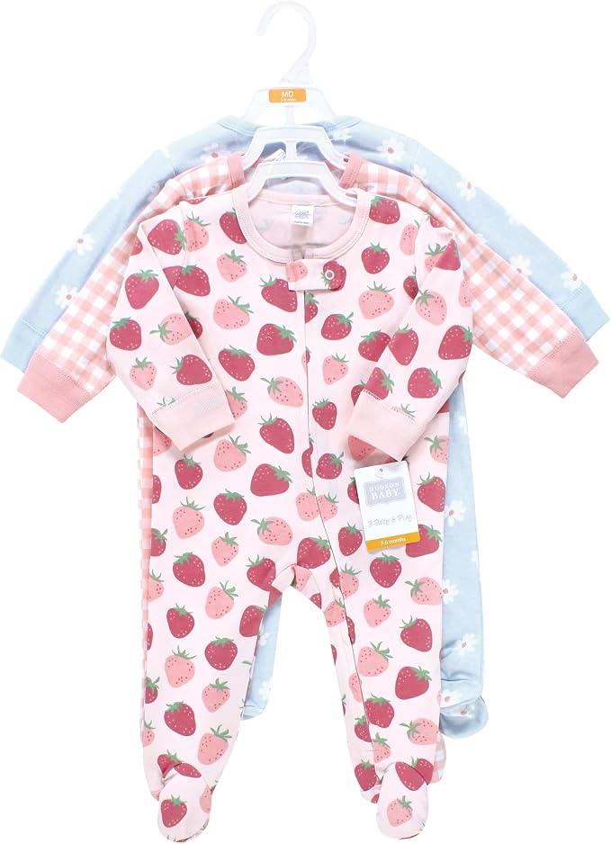 Hudson Baby Unisex Baby Cotton Sleep and Play - Image 2