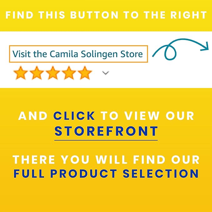 CS06 Professional Hypoallergenic Gold Plated Rounded Safety Tip Scissors for Facial, Body & Nostril Hair. for Men Women & Kids. Made of Durable Stainless Steel in Solingen, Germany