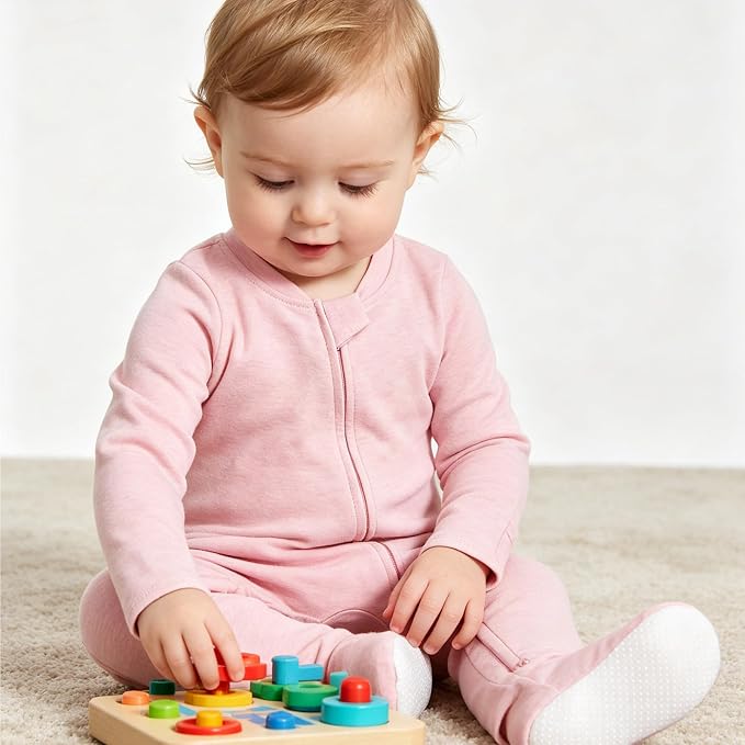 Aablexema Baby Footie Pajamas Cotton - Image 5