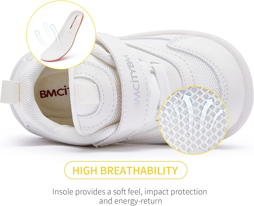 BMCiTYBM Baby Shoes Boy Girl Infant Sneakers Non-Slip First Walkers 6 9 12 18 24 Months