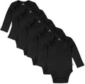 HonestBaby baby-girls 5-pack Long Sleeve Bodysuits One Piece 100% Organic Cotton by HonestBaby