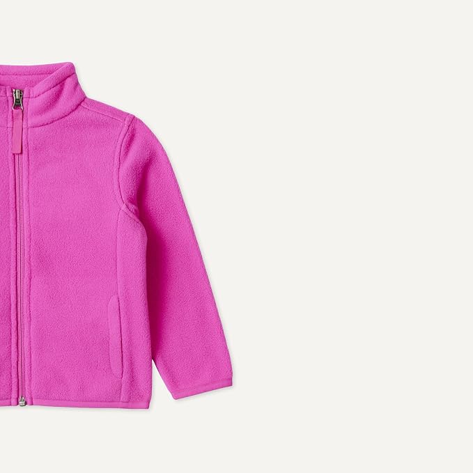 Amazon Essentials Unisex Kids' Polar Fleece Full-Zip Mock Jacket - Image 2