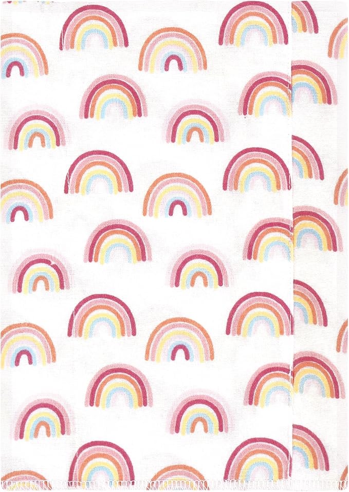 Luvable Friends Hudson Baby Flannel Burp Cloths 7pk, Sunny Sky - Image 2
