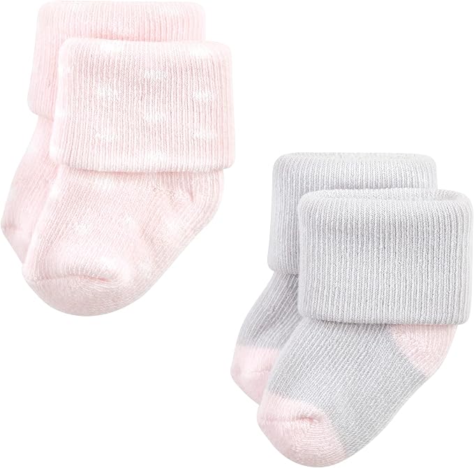 Hudson Baby Baby 8-pack Cotton Rich Newborn and Terry Socks - Image 4