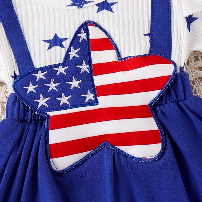 Giraropa Newborn Baby Girl Clothes Smocked Bubble Romper Dress + Socks + - Image 5
