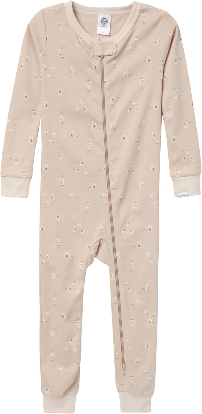 Gerber Baby Boys 3-Pack Snug Fit Footless One Piece Cotton Pajamas - Image 4