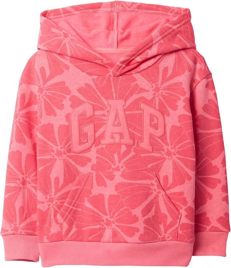 GAP Baby Girls' Playtime Favorite Logo Full Zip Hoodie Hooded Sweatshirt by GAP