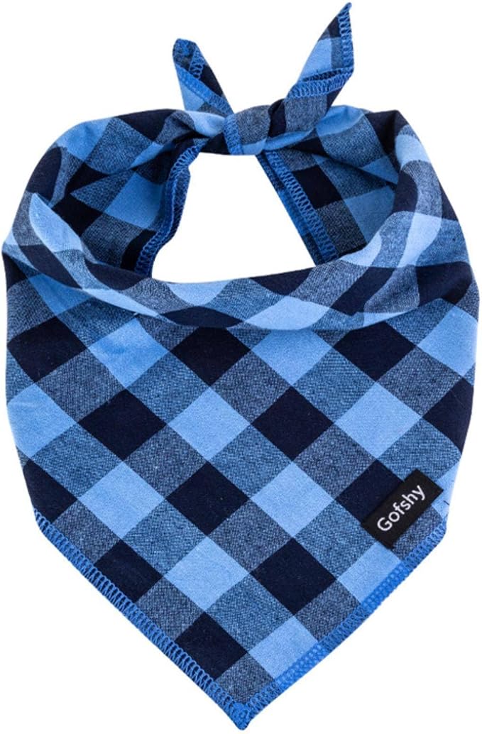 Boy Dog Bandana XLarge Cotton by Gofshy
