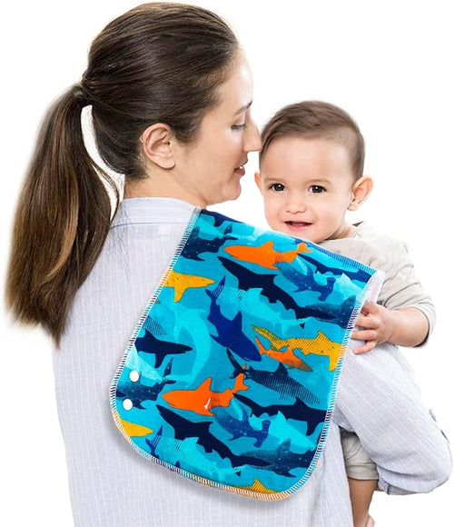 2-in-1 Burp Cloths and Baby Bibs - Image 2