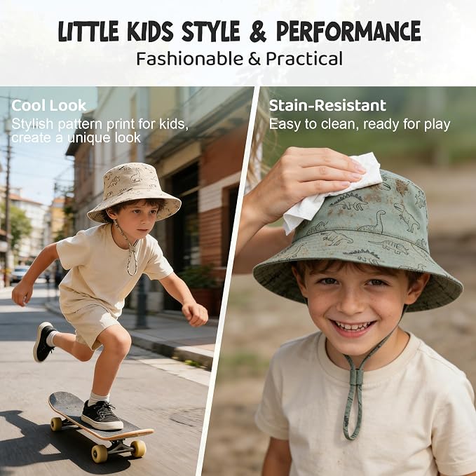 Durio 2-Pack Baby Bucket Hat - Image 6