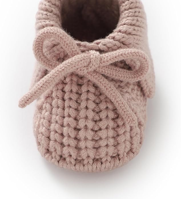 Baby Booties Newborn Boys Girls First Walkers Knit Infant Sock Shoes - Image 6