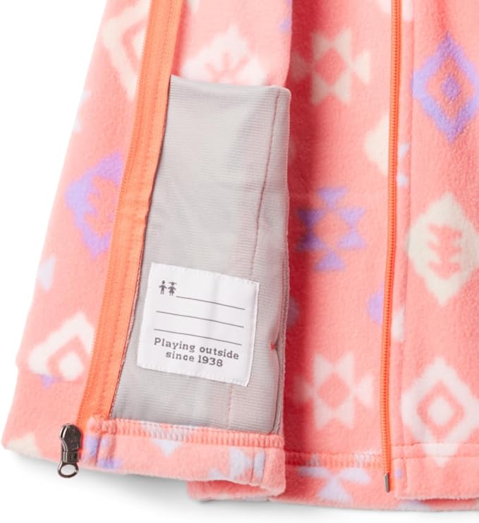 Columbia Youth Girls Benton Springs II Printed Fleece Jacket - Image 3
