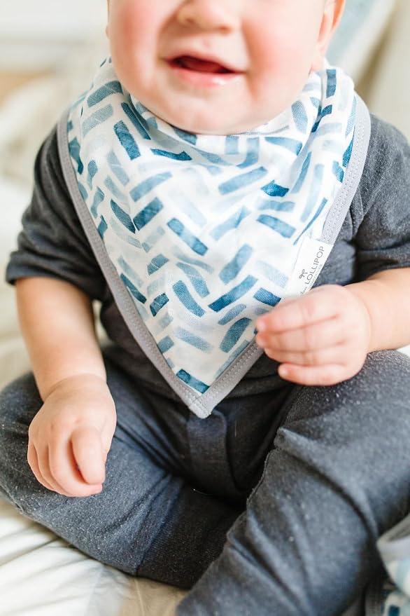 Loulou Lollipop Muslin Bandana Bib Drool Bib Set - Image 5