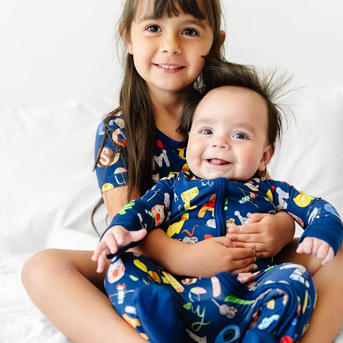 Little Sleepies Pajamas for Baby Boys & Girls, Viscose from Bamboo Baby Pajamas - Image 9
