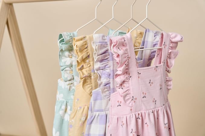 Modern Moments by Gerber Baby Girls' Sleeveless Romper - Image 5