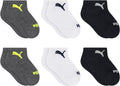 PUMA Unisex Baby 6-pack Infant Anklet Socks, Extra Cushion & Comfort-toe by PUMA