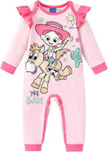Disney Stitch Princess Minnie Winnie Marvel Baby Girls Ruffle Long Sleeve by Disney
