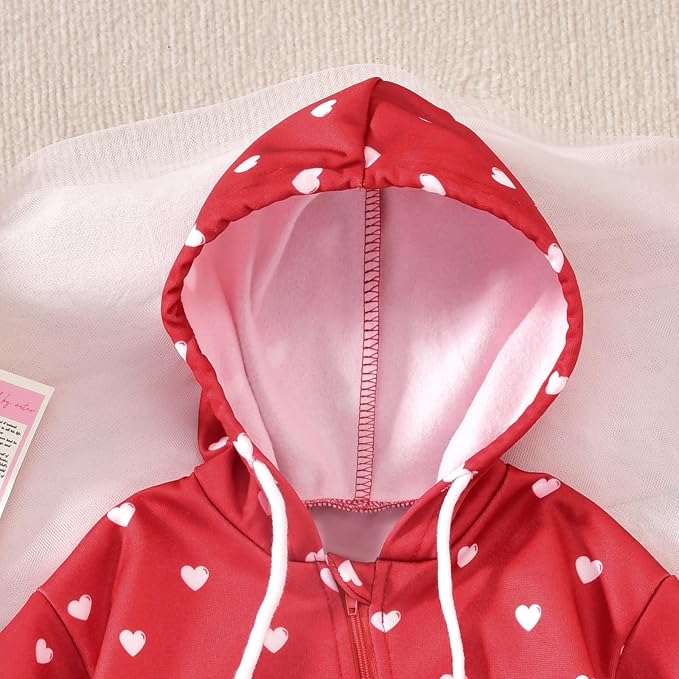 Unutiylo Unisex Baby Boys Girls Long Sleeve Infant Baby Zipper Hooded Jumpsuits - Image 5