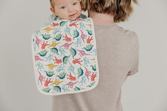 Copper Pearl Baby Burp Cloth Large 21''x10'' Size Premium Absorbent Triple - Image 5