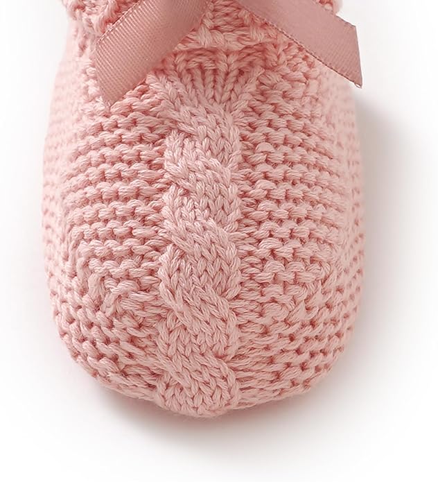 Baby Booties Newborn 100% Cotton Cozy Knit First Shoes | Soft Cute Shower Gift - Image 6